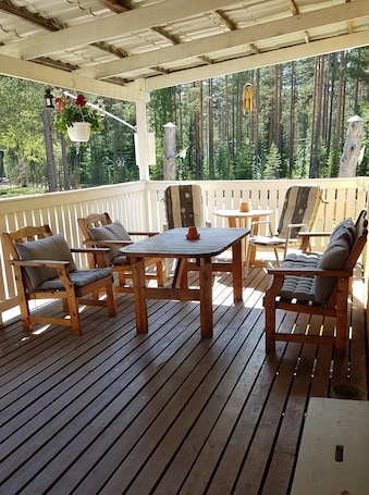 Terraço/pátio. Horrmundsgården i Sälen