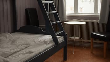 Blendingsgardiner, strykejern/-brett, wi-fi (inkludert) og sengetøy