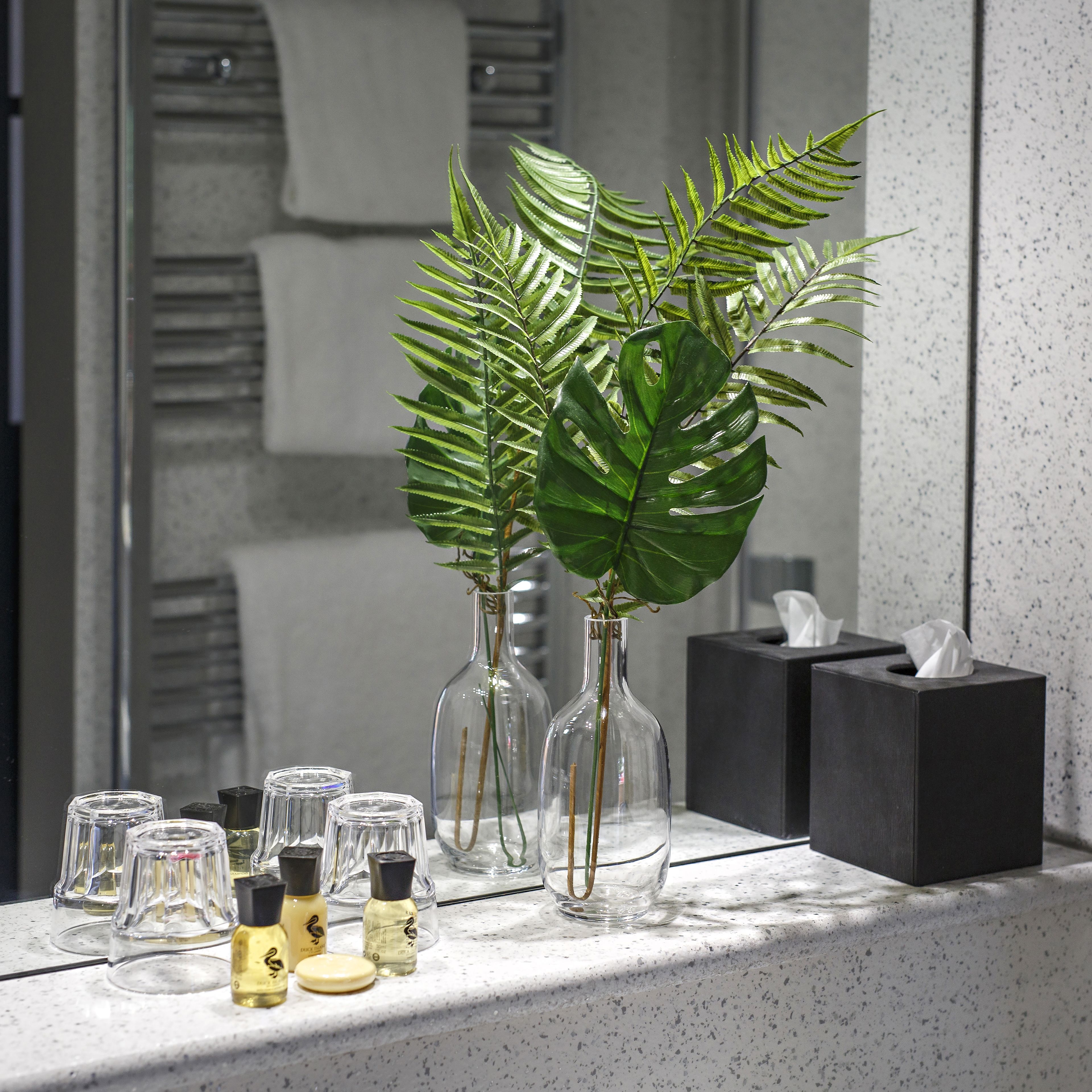 small double room | bathroom | separate bathtub and shower, free toiletries, hair dryer, bathrobes