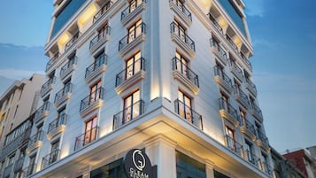 Overnatningsstedets facade