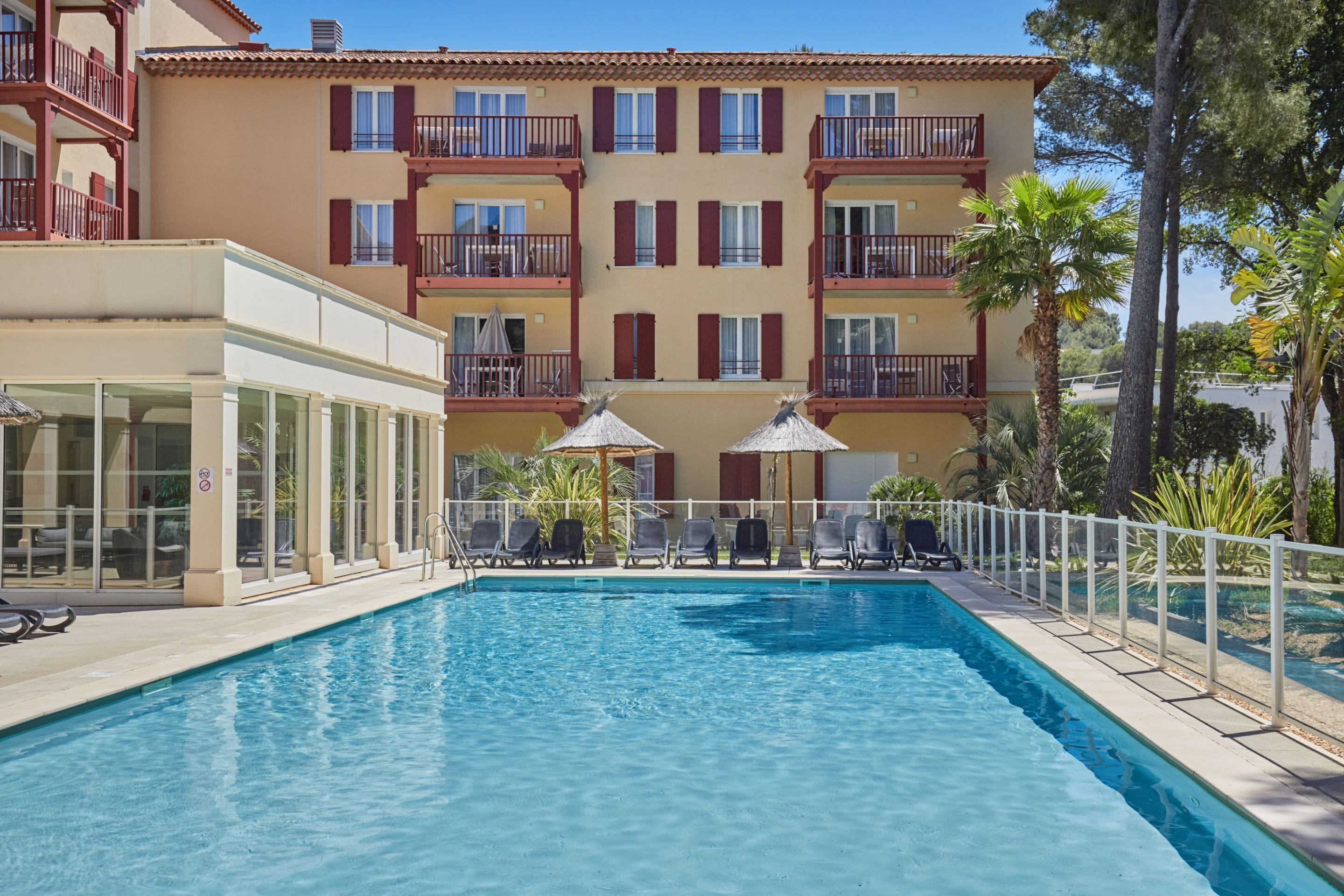 Indoor pool, seasonal outdoor pool