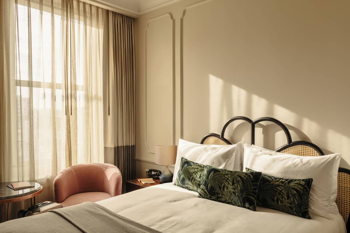 Premium bedding, down comforters, pillowtop beds, minibar