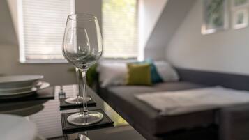 Apartment, 1 Bedroom | Living area | Flat-screen TV, Netflix