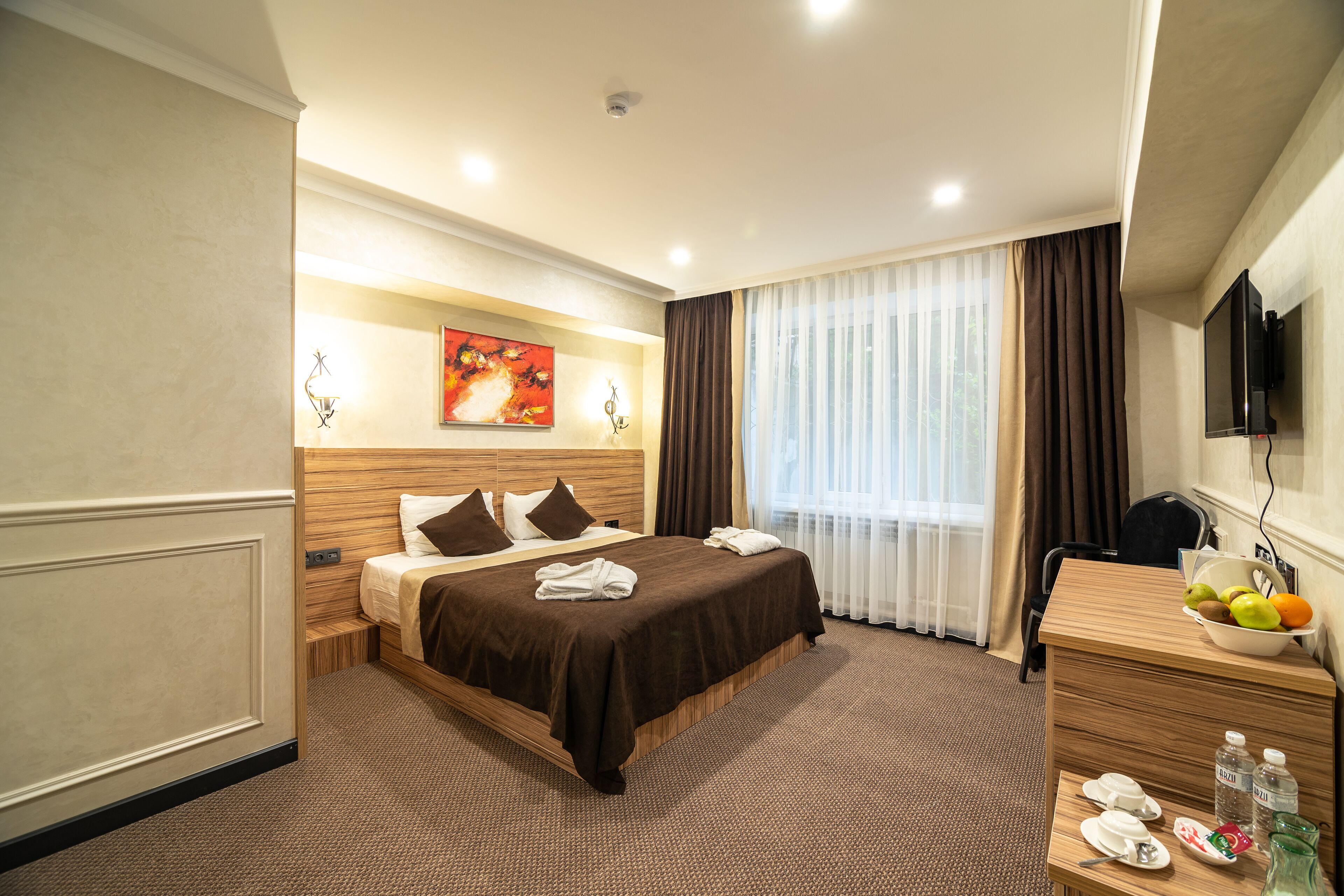 Chambre Deluxe Double ou avec lits jumeaux, vue ville | Vue de la chambre