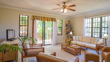 Una televisión, libros