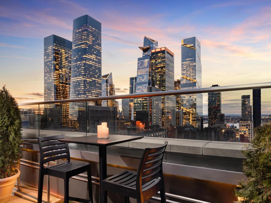 Rooftop bar