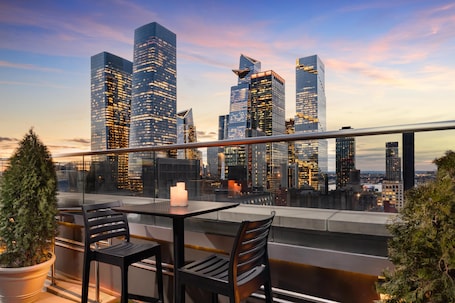 Rooftop bar. Doubletree by Hilton New York Times Square South