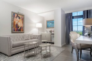 Minibar, in-room safe, desk, laptop workspace