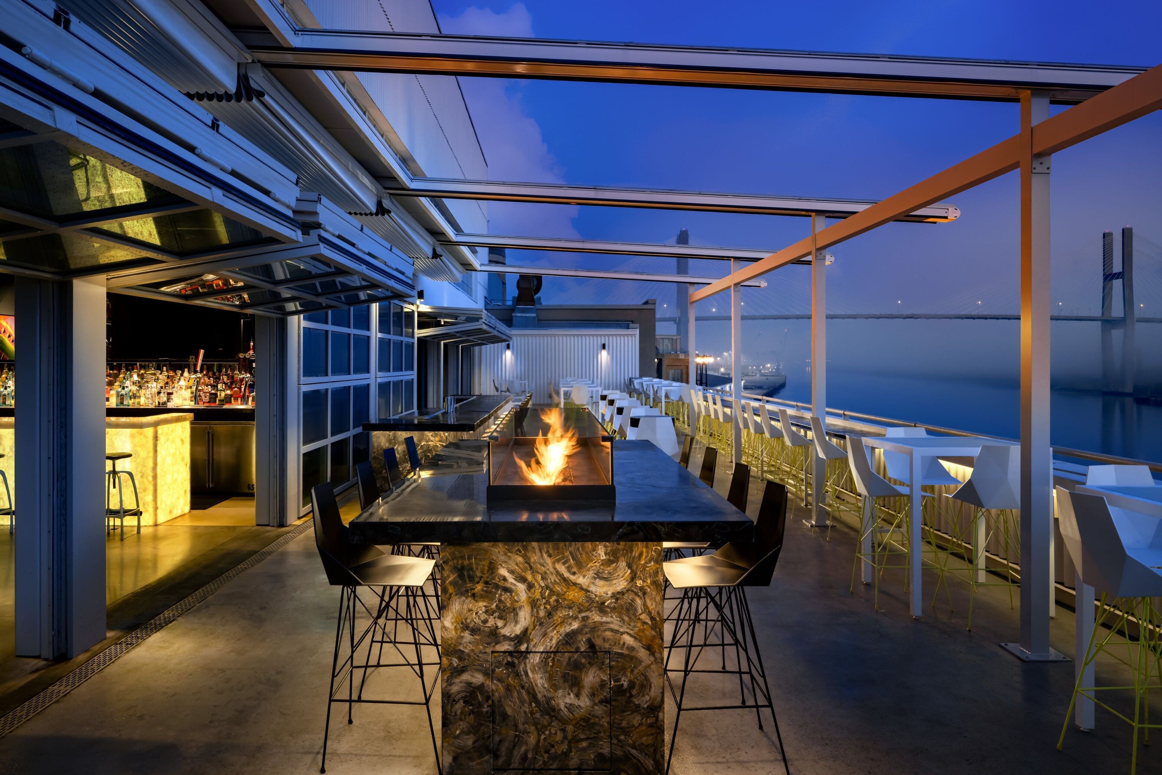rooftop terrace