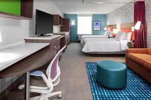 Individually decorated, individually furnished, desk, laptop workspace - Home2 Suites by Hilton North Charleston-University Blvd (North Charleston)
