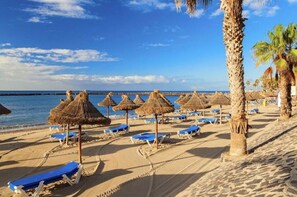 Beach nearby, beach towels