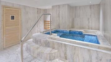 Couples treatment rooms, steam room, body treatments, hydrotherapy