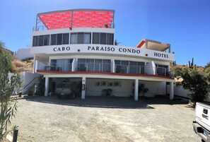 Fassade der Unterkunft