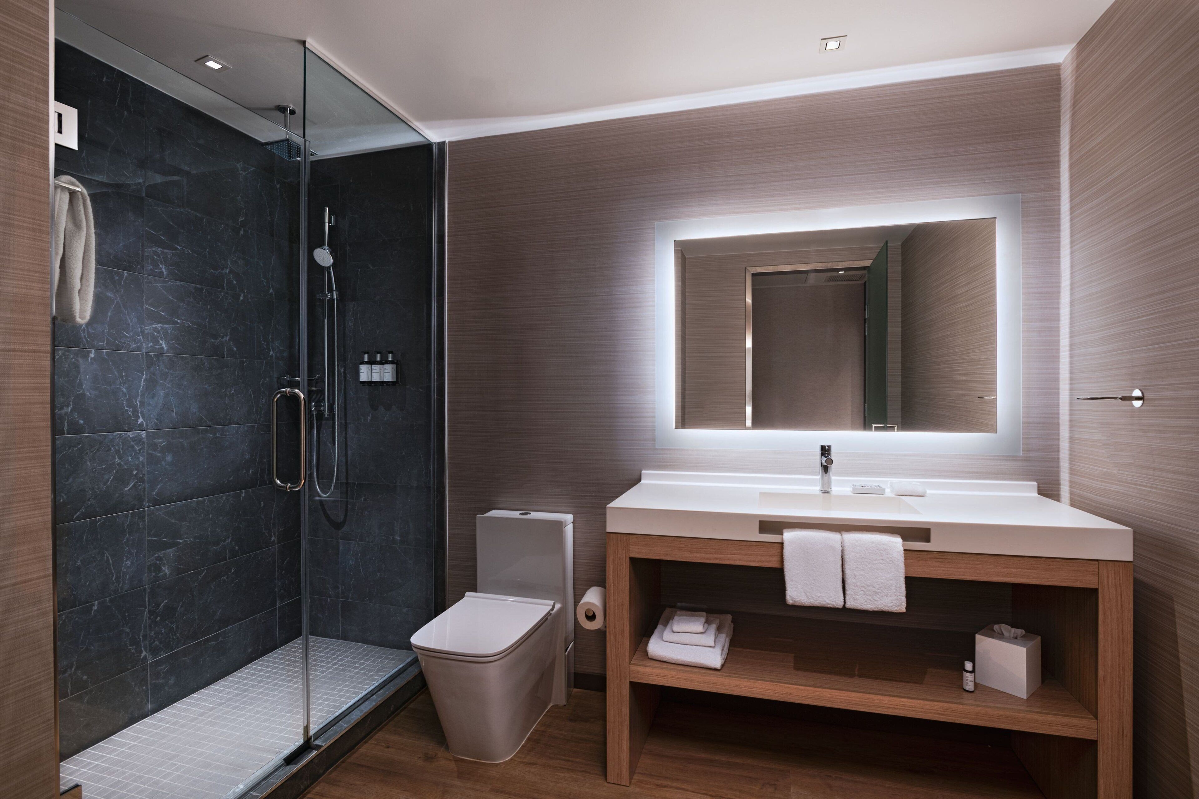 free toiletries, hair dryer, towels, soap