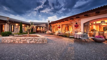 Front of property - evening/night