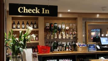 Check-in/check-out kiosk