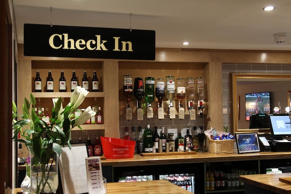 Mostrador de check-in y check-out