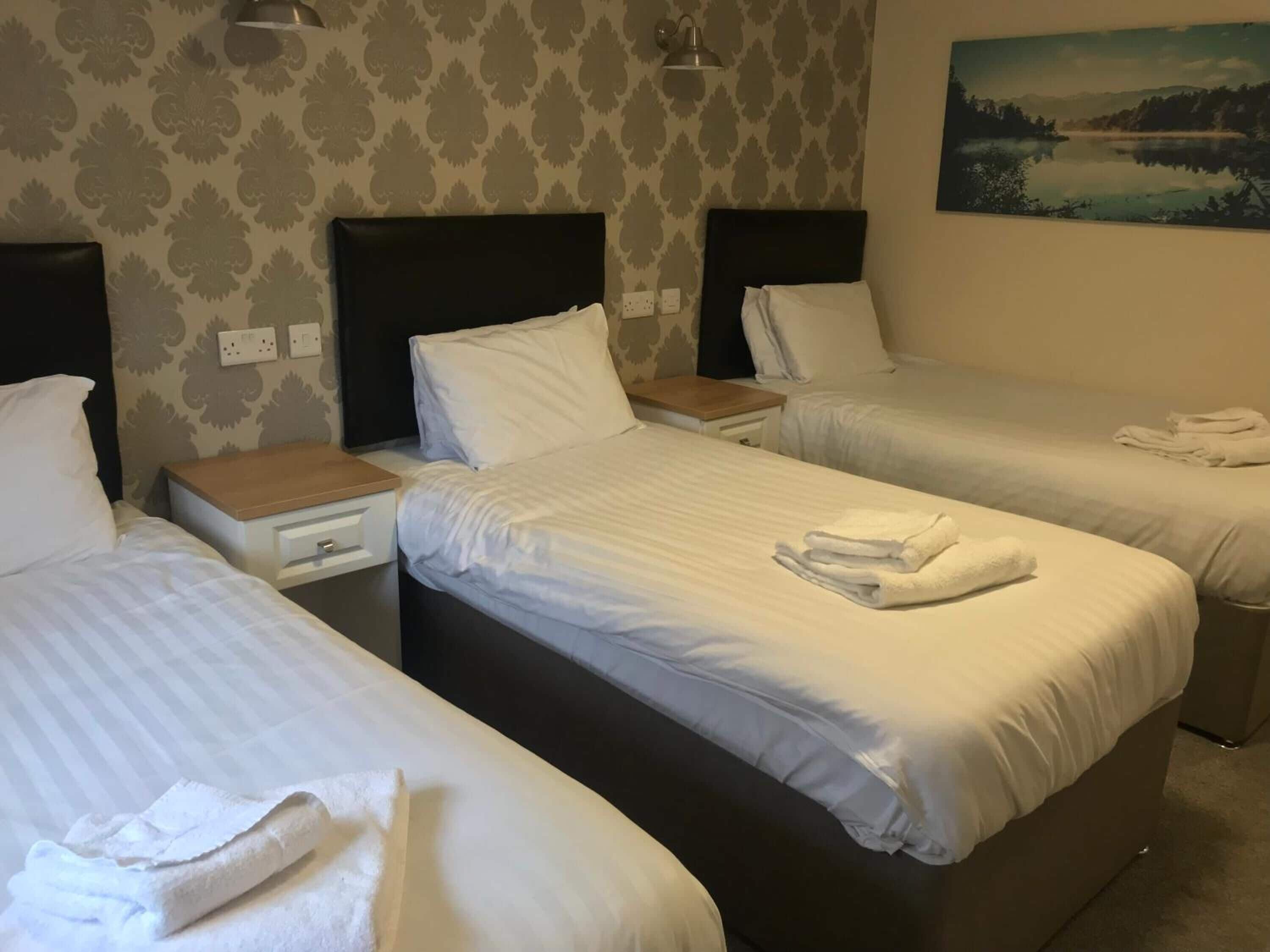 iron/ironing board, free wifi, bed sheets