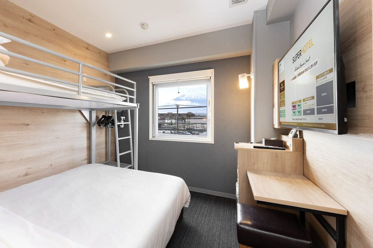 Desk, WiFi (free), bed sheets