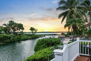 Property grounds - Waterfront home with a large dock, pool, and deck area. Can accommodate pets. (Summerland)