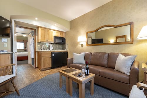 Condo, 1 Bedroom, Kitchenette | Living area | LCD TV, DVD player