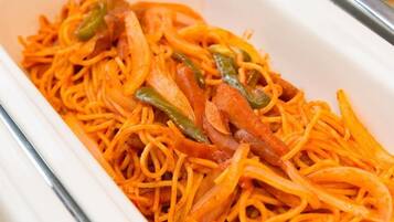 뷔페 아침 식사