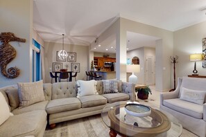 TV, DVD player, stereo