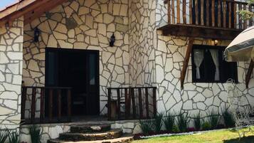 Cottage Confort, vue cour intérieure | Terrasse/Patio