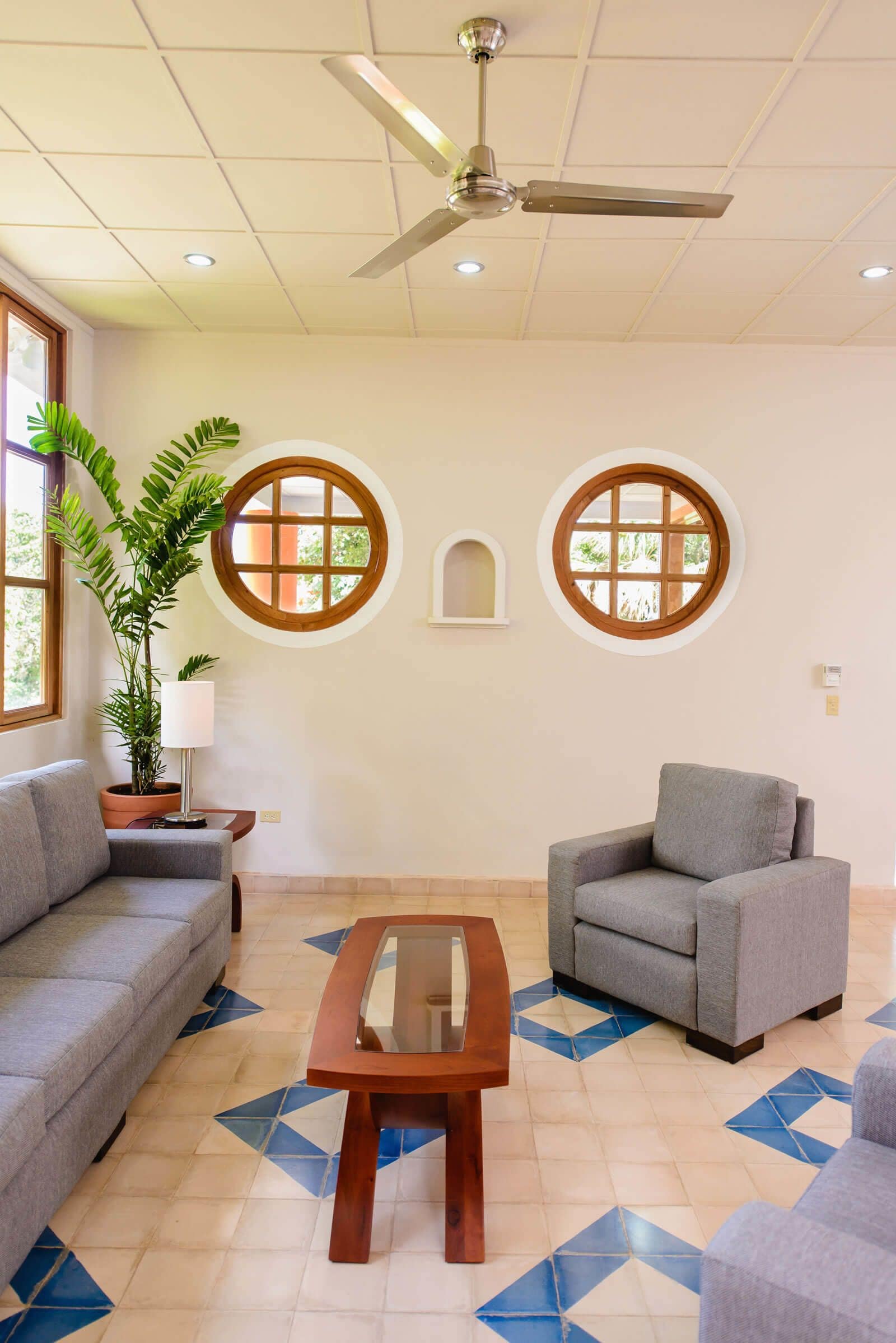 Lobby sitting area