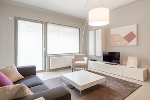 Apartment, 1 Bedroom | Living area | Flat-screen TV