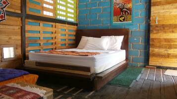 Down comforters, memory foam beds, individually decorated, rollaway beds