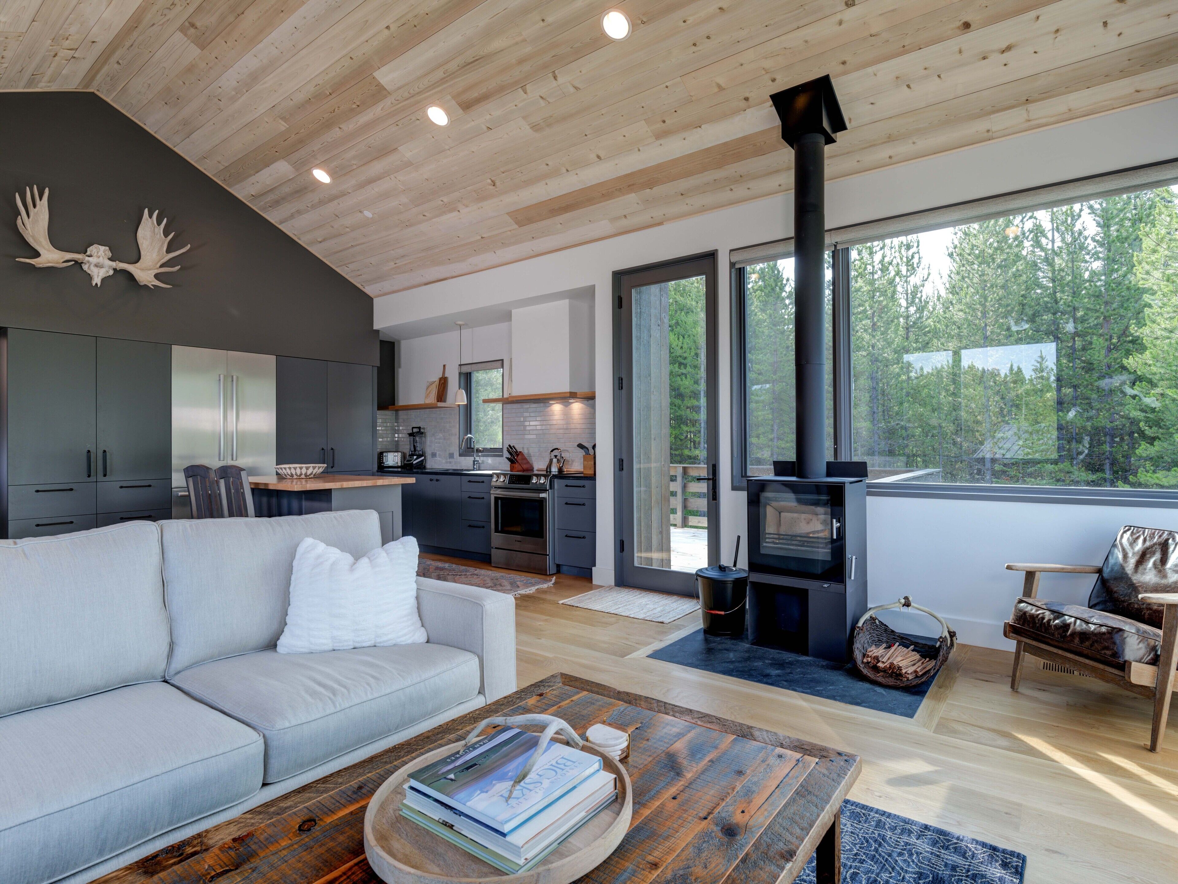 TV, fireplace, video games, stereo