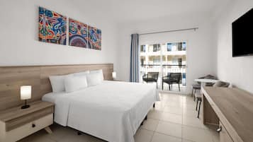 Room, 1 King Bed, Ocean View | In-room safe, iron/ironing board, free cribs/infant beds, bed sheets