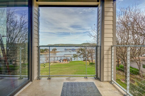 Lakefront Luxury with epic views, a  private marina and boat slip.