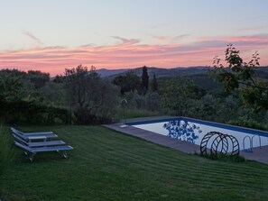 Outdoor pool - Quiet apartment for 2 pers. near Siena (Radicondoli)
