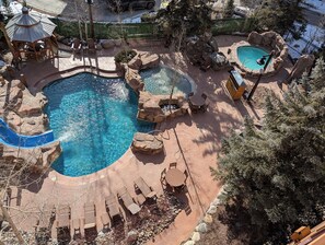 Et oppvarmet basseng