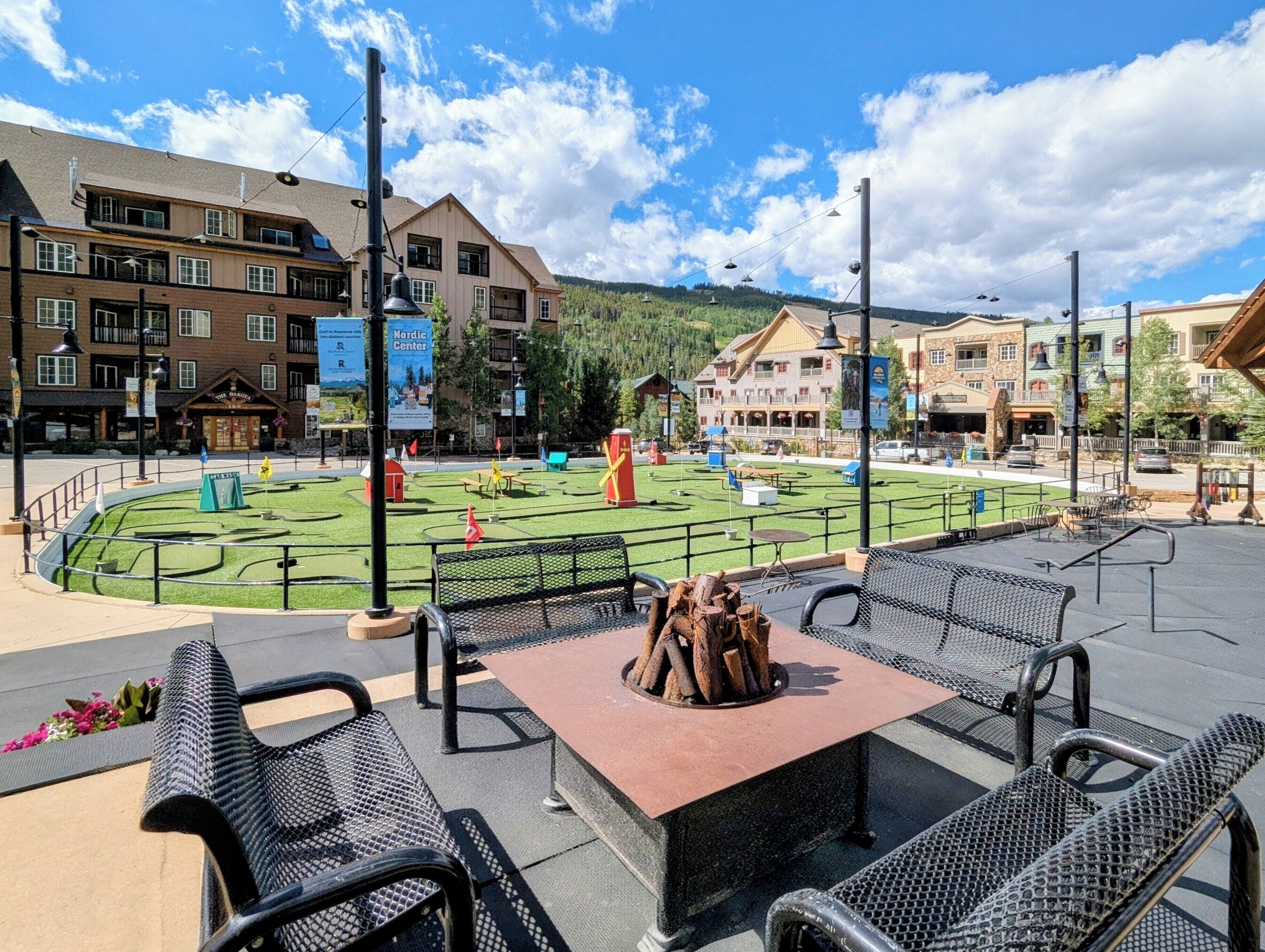 Dercum Square Firepit and Mini Golf #summer