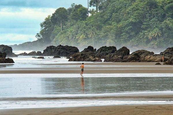 Private beach