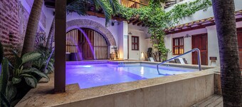 "Casa Bugó old within the historic district of Cartagena de Indias"