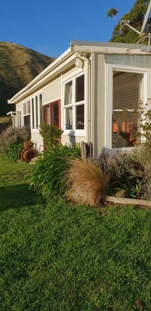Front of property - Farm Cottage (Cape Palliser)