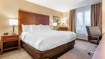 Standard Room, 1 King Bed, Non Smoking | Desk, laptop workspace, iron/ironing board, free WiFi