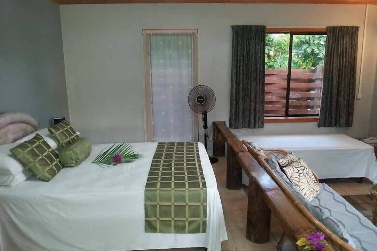 Premium Bungalow, Beach View | Living area | Flat-screen TV, DVD player