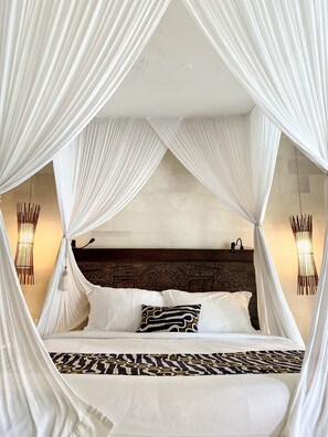 7 bedrooms, in-room safe, desk, iron/ironing board - Karmagali luxury family private pool villa 7BR beachside, hotel services (sanur)