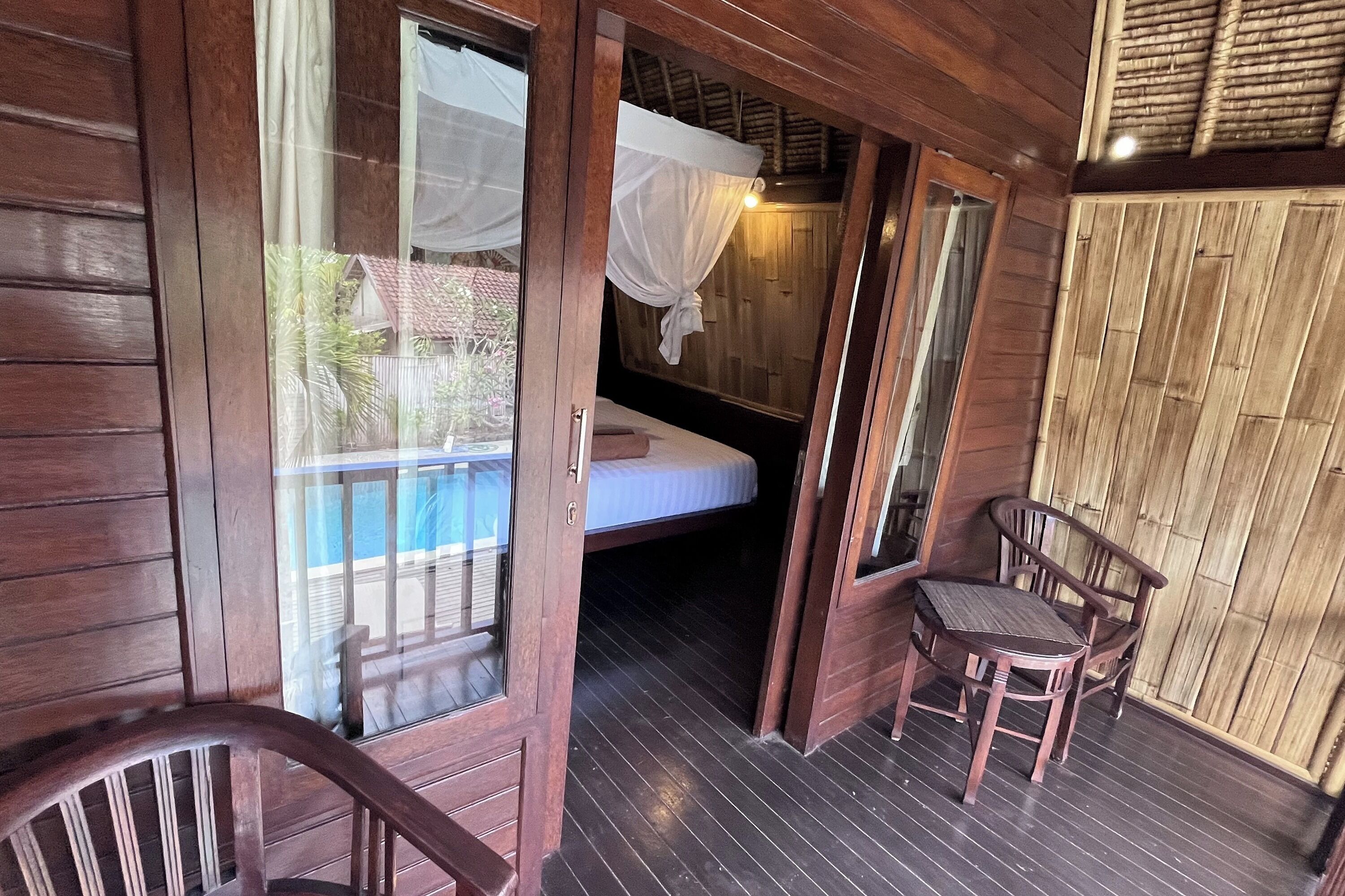 Cottage, Pool View | In-room safe, desk, free WiFi, bed sheets