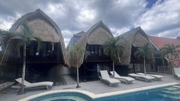 Cottage, pemandangan kolam renang | Pemandangan dari kamar