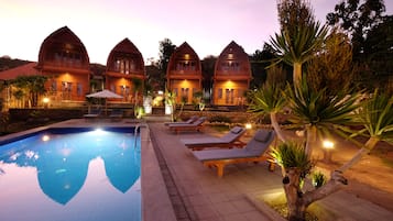 Front of property – evening/night