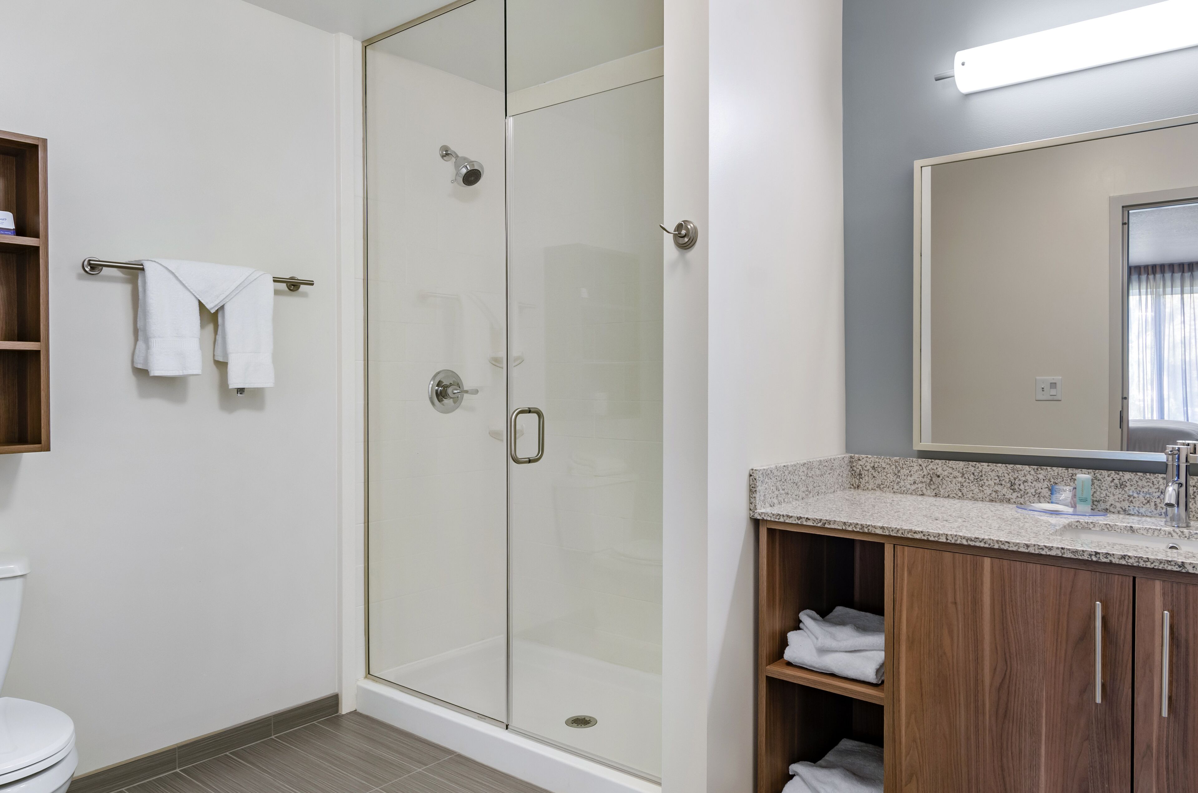 free toiletries, hair dryer, towels, soap