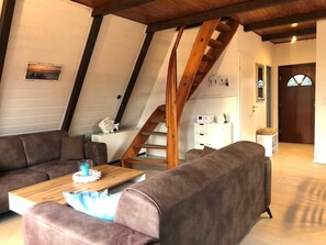 Fernseher, Kamin