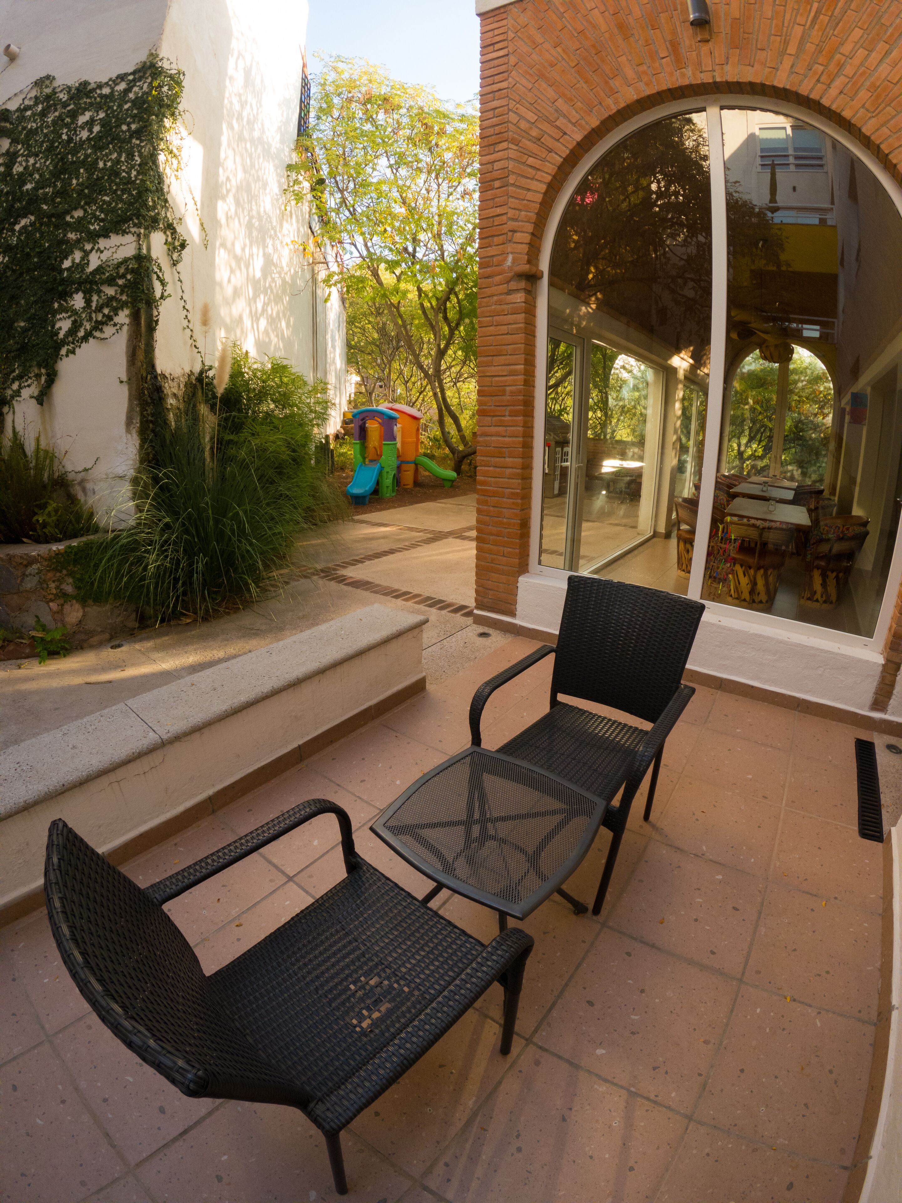 Double Room, 1 King Bed, Terrace, Garden View | Terrace/patio