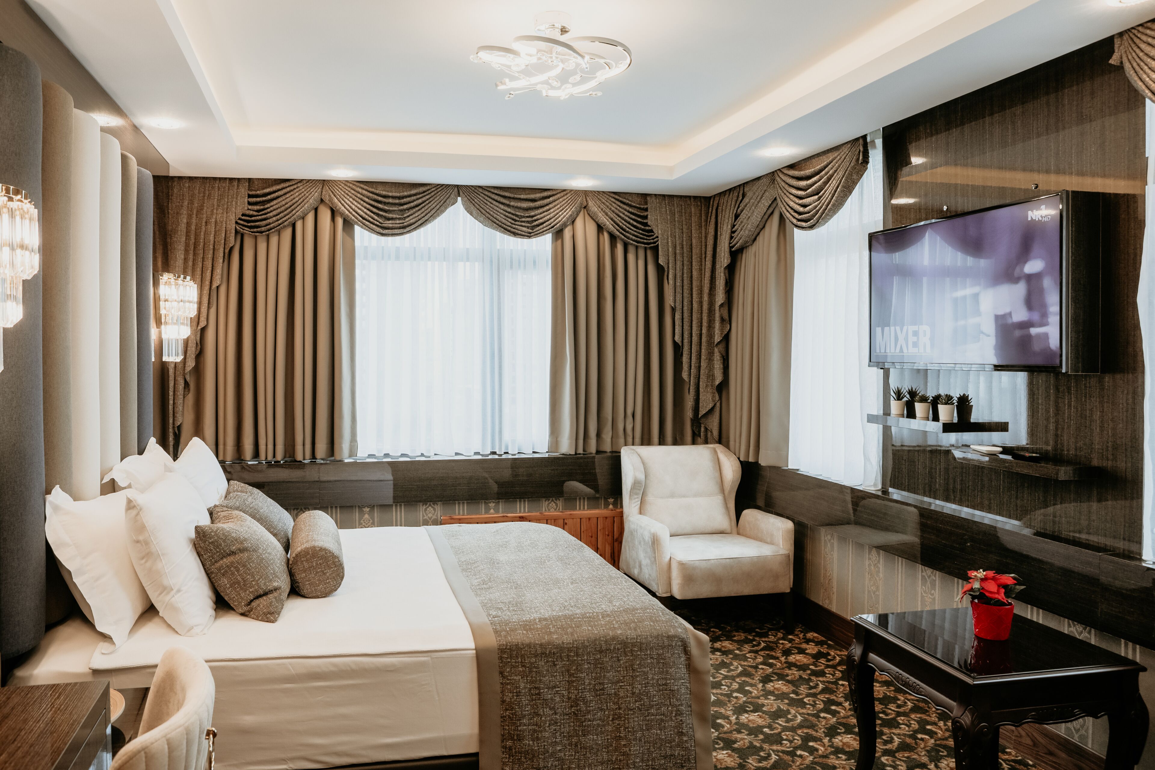 Luxury Room, 1 Queen Bed, Sea View | 1 bedroom, Egyptian cotton sheets, premium bedding, down comforters